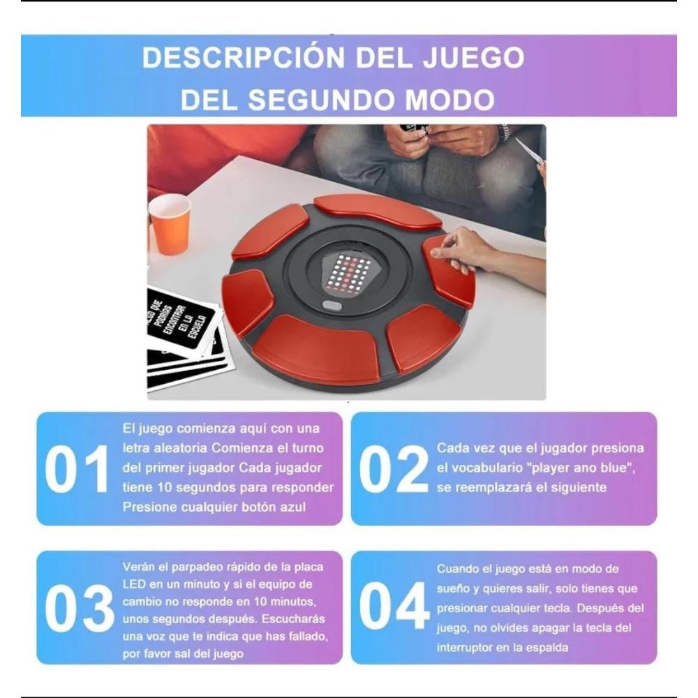 Juego De Mesa ¡Basta! Electrónico 2,0